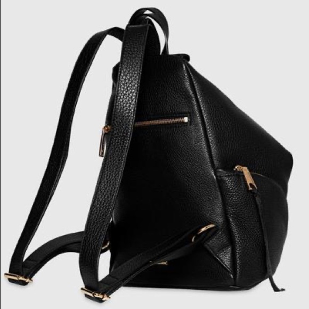 🚫SOLD🚫 REBECCA MINKOFF JULIAN LEATHER BACKPACK BLACK - Picture 6 of 8